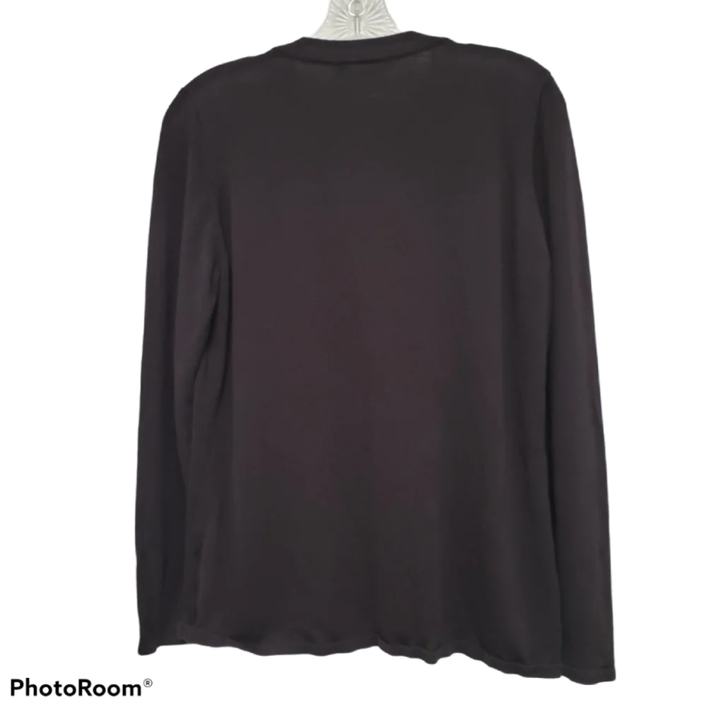 Black Front Ruffle Belldini Cardigan - Picture 3 of 5